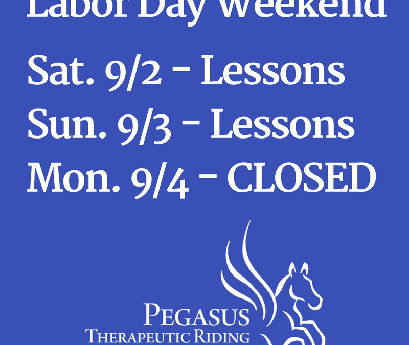Labor Day Weekend Hours at Pegasus