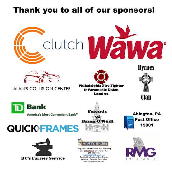 Thank you to our Trot in the Park Sponsors!