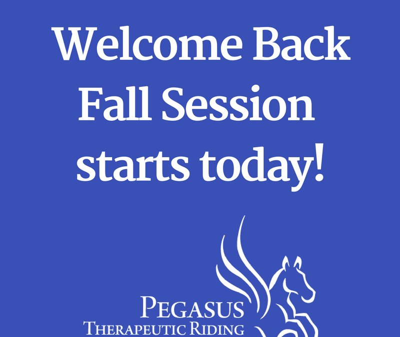 Welcome Back to Fall Session at Pegasus
