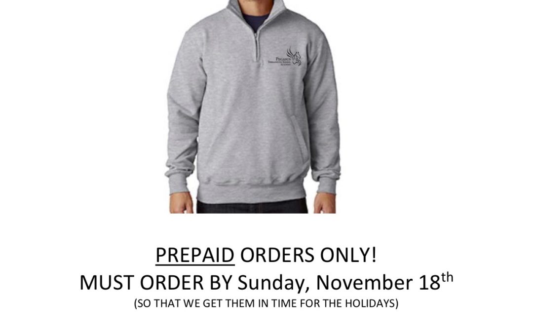 Order Your Pegasus TRA Sweatshirt